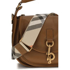 Burberry Brown Calf Leather Bos Taurus Shoulder Bag Burberry