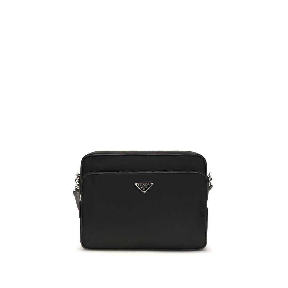 Prada Black Recycled Polyamide Shoulder Bag Prada