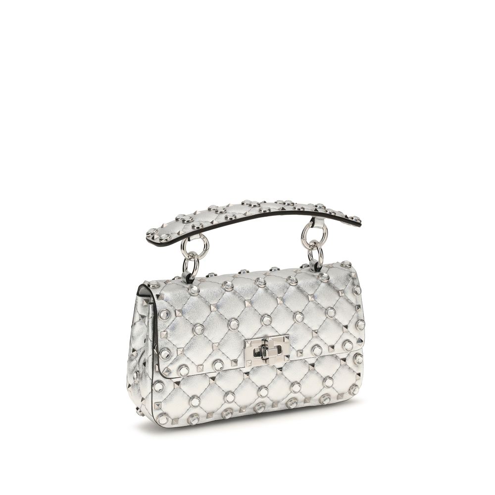 Valentino Garavani Silver Lamb Ovis Aries Aries Handbag Valentino Garavani