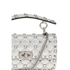 Valentino Garavani Silver Lamb Ovis Aries Aries Handbag Valentino Garavani
