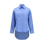 Balenciaga Blue Cotton Shirt Balenciaga