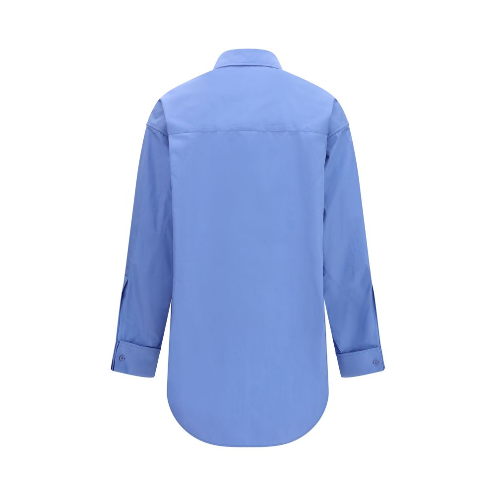Balenciaga Blue Cotton Shirt Balenciaga