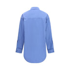 Balenciaga Blue Cotton Shirt Balenciaga