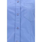 Balenciaga Blue Cotton Shirt Balenciaga