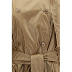 Saint Laurent Beige Polyamide Trench Coat Saint Laurent