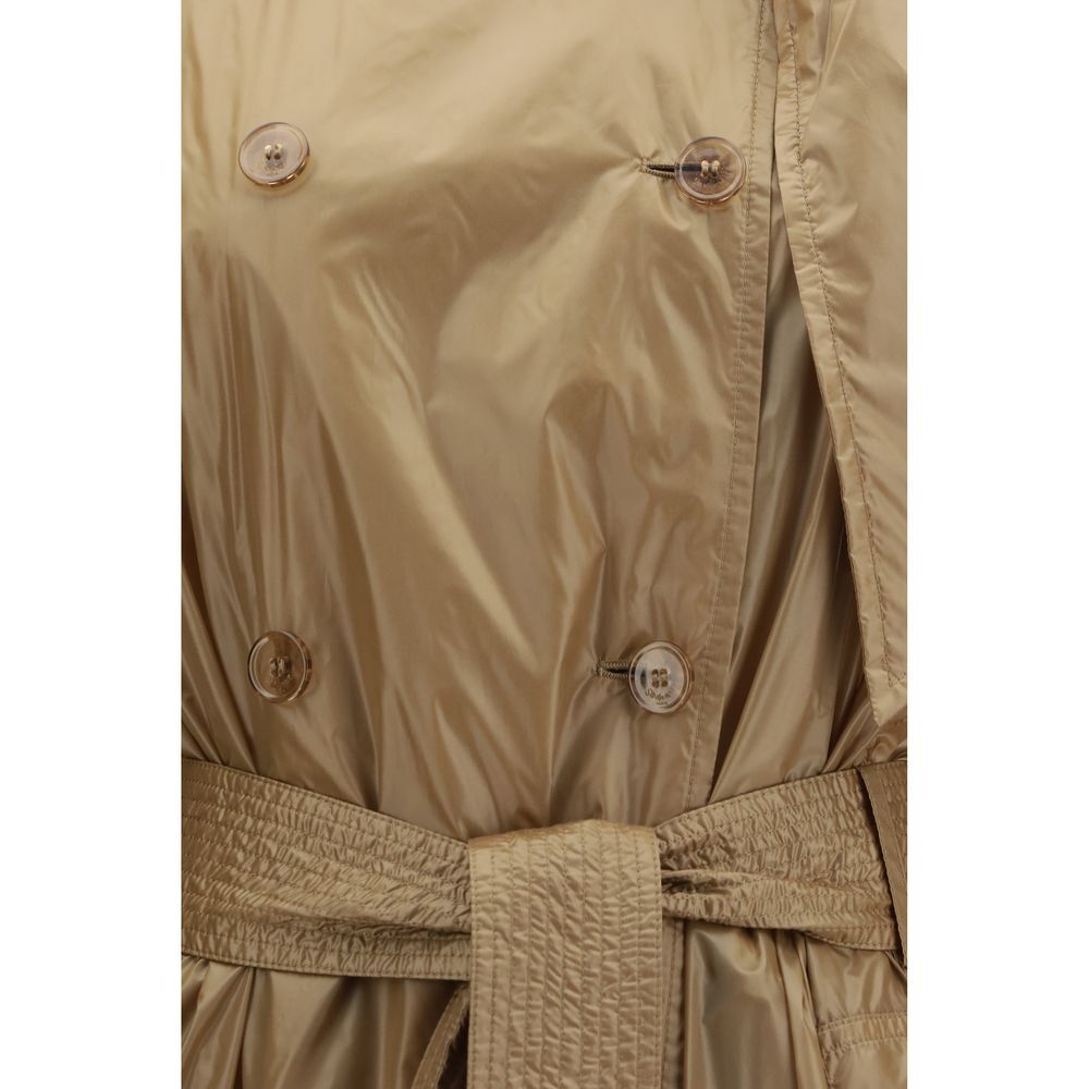 Saint Laurent Beige Polyamide Trench Coat Saint Laurent
