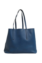 Fendi Leather Navy Blue Shopping Tote Fendi