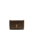 Saint Laurent Brown Calf Leather Bos Taurus Shoulder Bag Saint Laurent