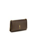 Saint Laurent Brown Calf Leather Bos Taurus Shoulder Bag Saint Laurent