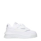 Versace White Leather Sneakers Versace