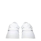 Versace White Leather Sneakers Versace