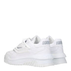 Versace White Leather Sneakers Versace