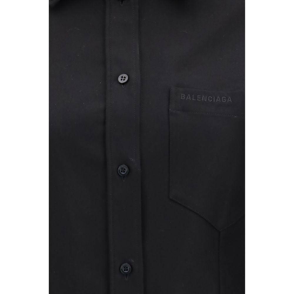 Balenciaga Black Cotton Shirt Balenciaga