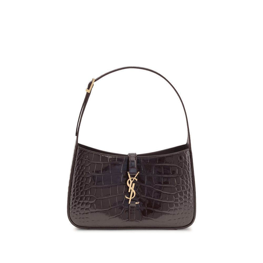 Saint Laurent Bordeaux Crocodile Shoulder Bag Saint Laurent