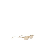 Balenciaga Beige Metal Sunglasses Balenciaga