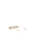 Balenciaga Beige Metal Sunglasses Balenciaga