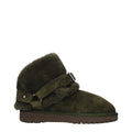 Burberry Green Leather Ankle Boots Burberry