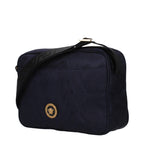 Versace Blue Fabric Crossbody Bag Versace