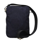 Versace Blue Fabric Crossbody Bag Versace