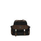 Prada Brown Recycled Polyamide Shoulder Bag Prada