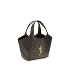 Saint Laurent Bicolor Napa Leather / Calf Bos Taurus Shoulder Bag Saint Laurent