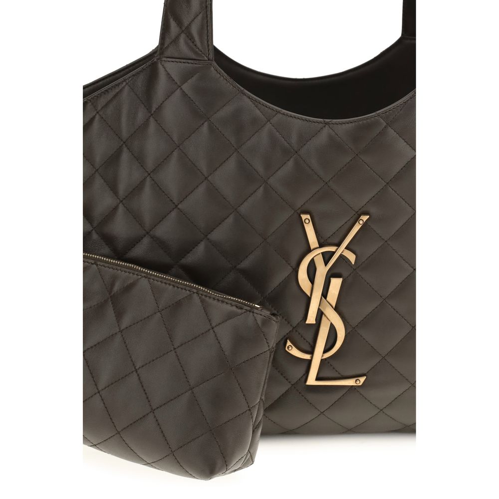 Saint Laurent Bicolor Napa Leather / Calf Bos Taurus Shoulder Bag Saint Laurent
