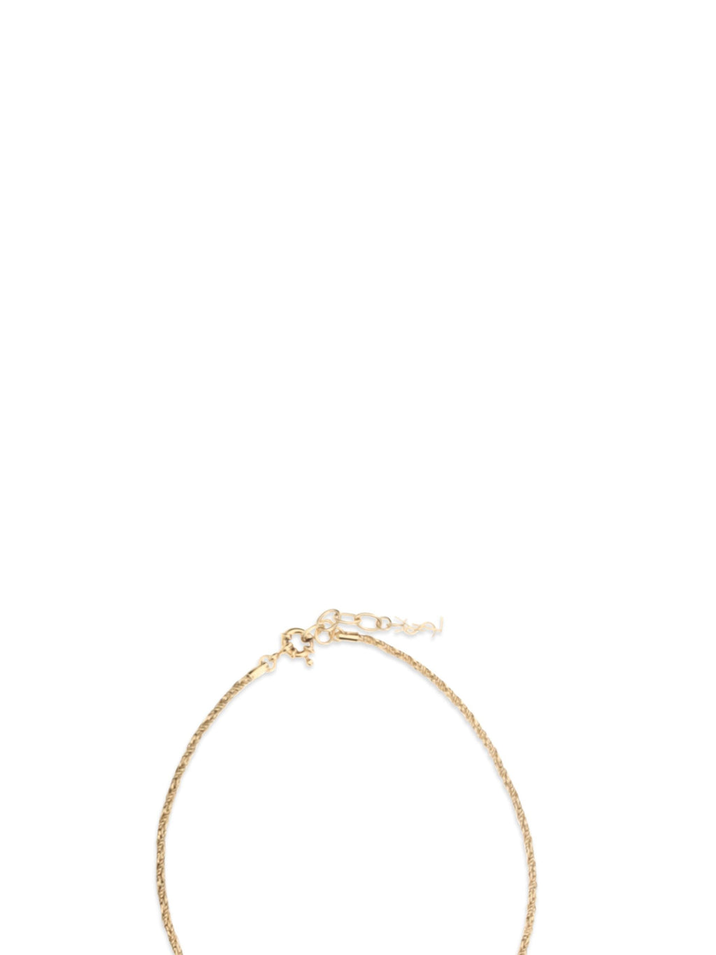 Saint Laurent Gold Brass Necklace Saint Laurent