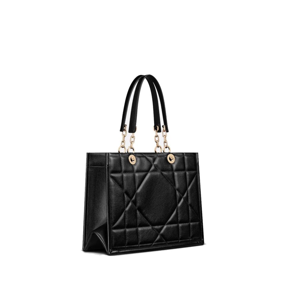 Dior Black Leather Tote Bag Dior