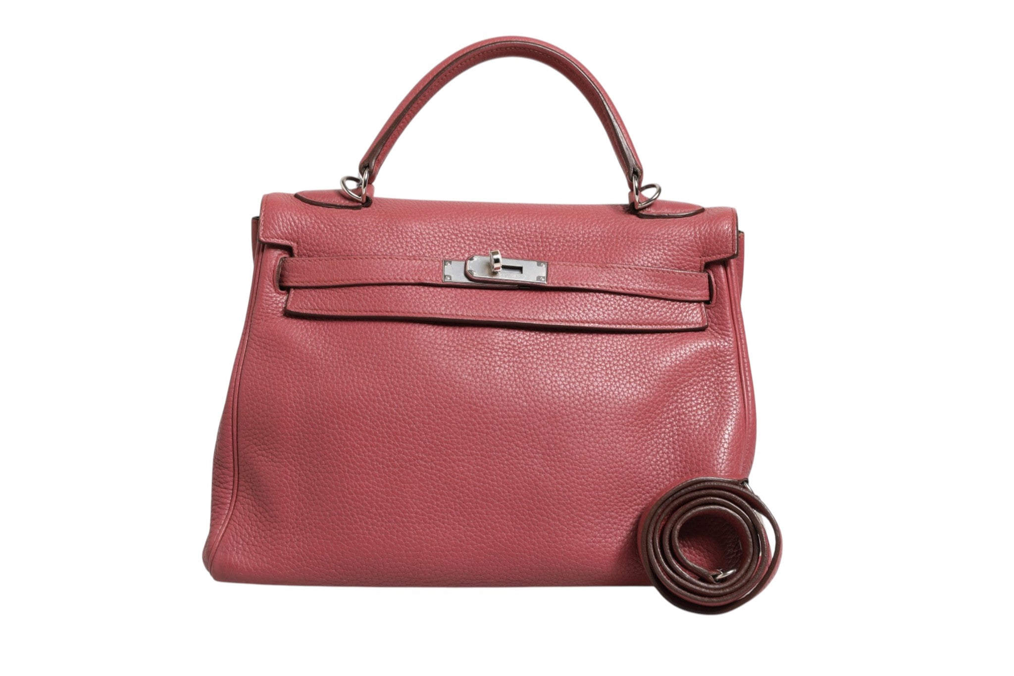 Hermès Kelly 32 Rouge H Togo Retourne Palladium Hermès