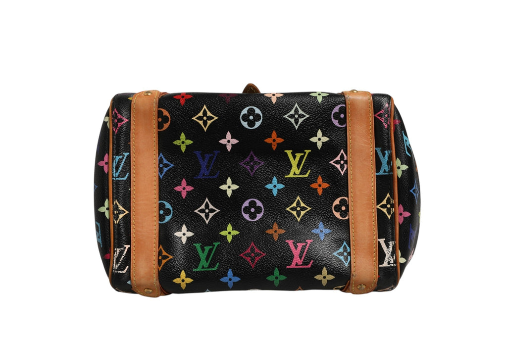 Louis Vuitton Black Monogram Multicolor Canvas Priscilla Handbag Louis Vuitton