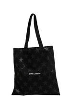Saint Laurent Rive Droite Black Tote Bag With Star Print Tote bag Saint Laurent