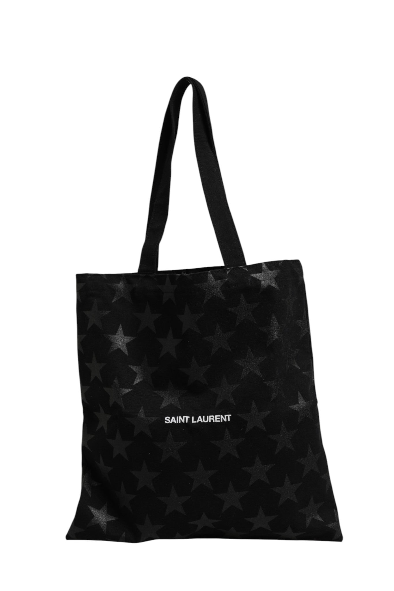Saint Laurent Rive Droite Black Tote Bag With Star Print Tote bag Saint Laurent