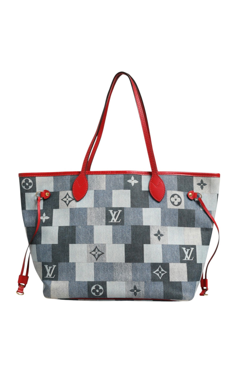 Louis Vuitton Neverfull Patchwork Monogram Denim Tote Bag Louis Vuitton