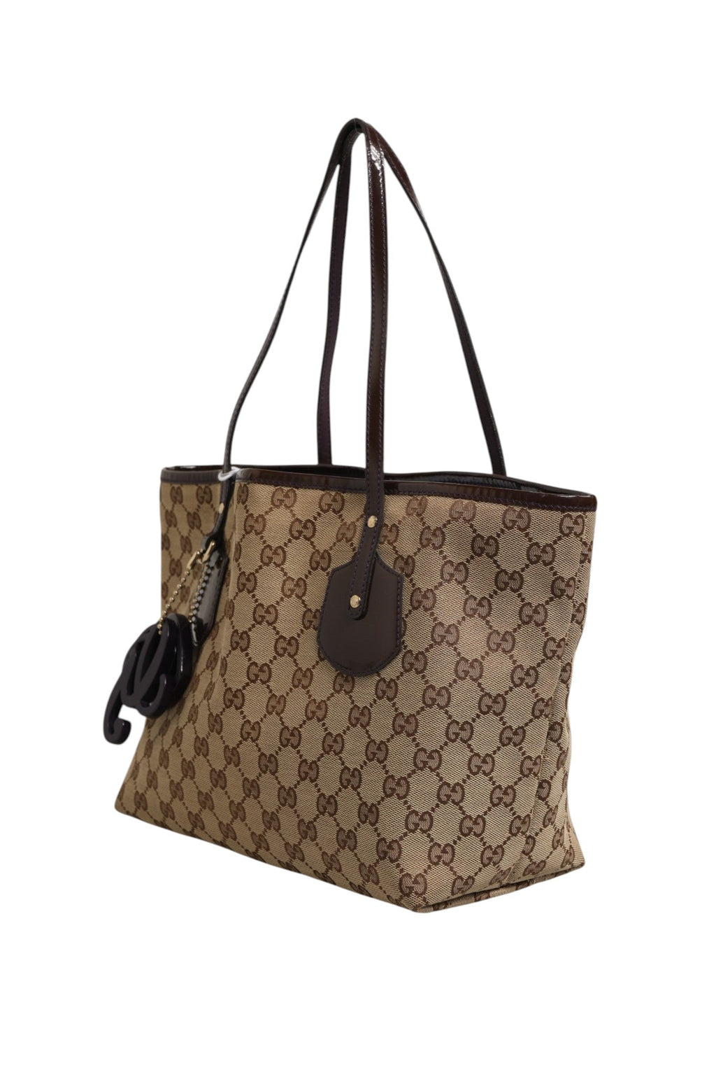 Gucci Beige Canvas Medium Jolie Charm Tote Bag Gucci