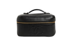 Chanel Black and gold makeup bag Chanel