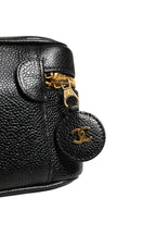 Chanel Black and gold makeup bag Chanel