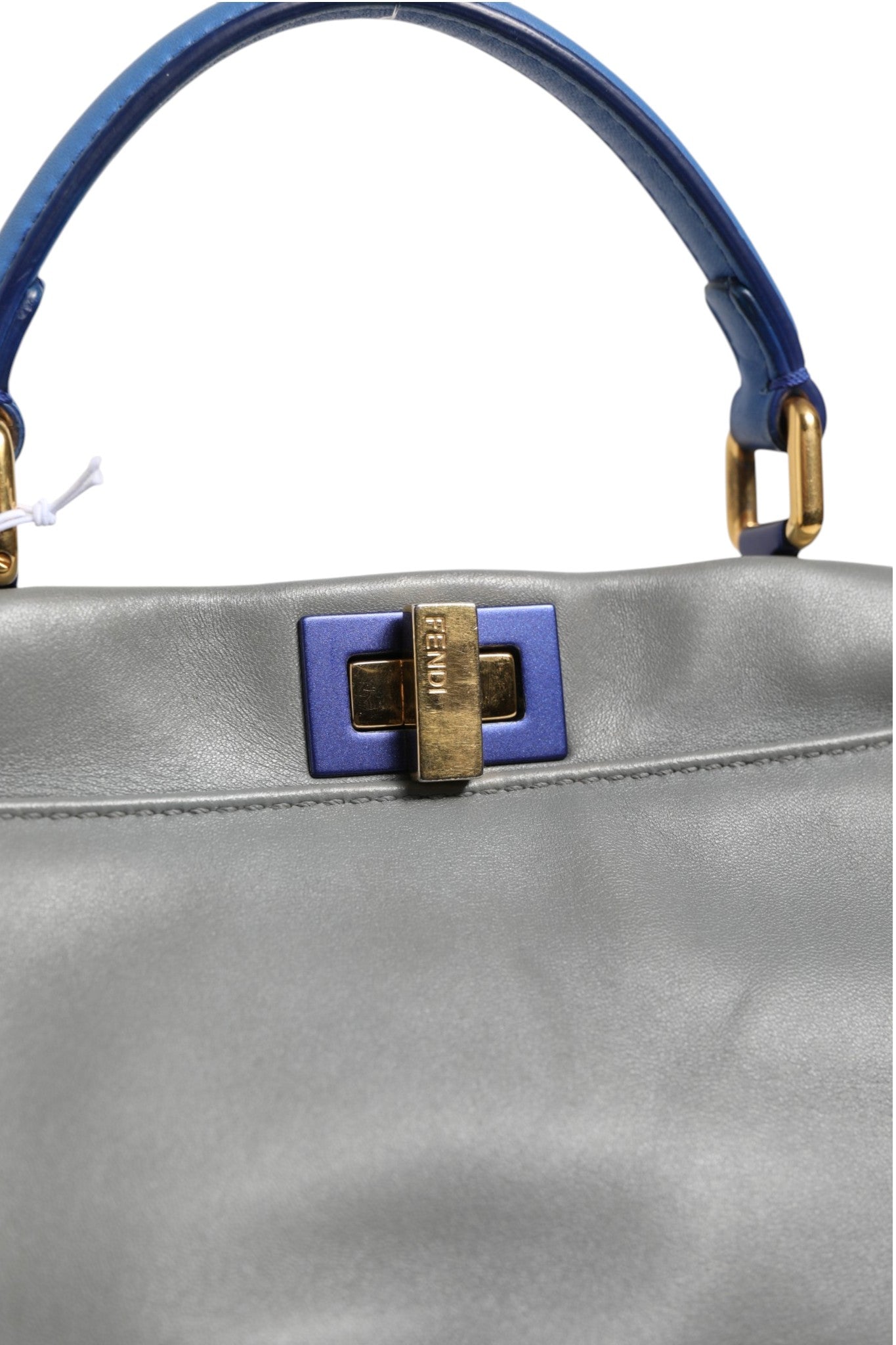 Fendi Mini Peekaboo Blue Grey Fendi