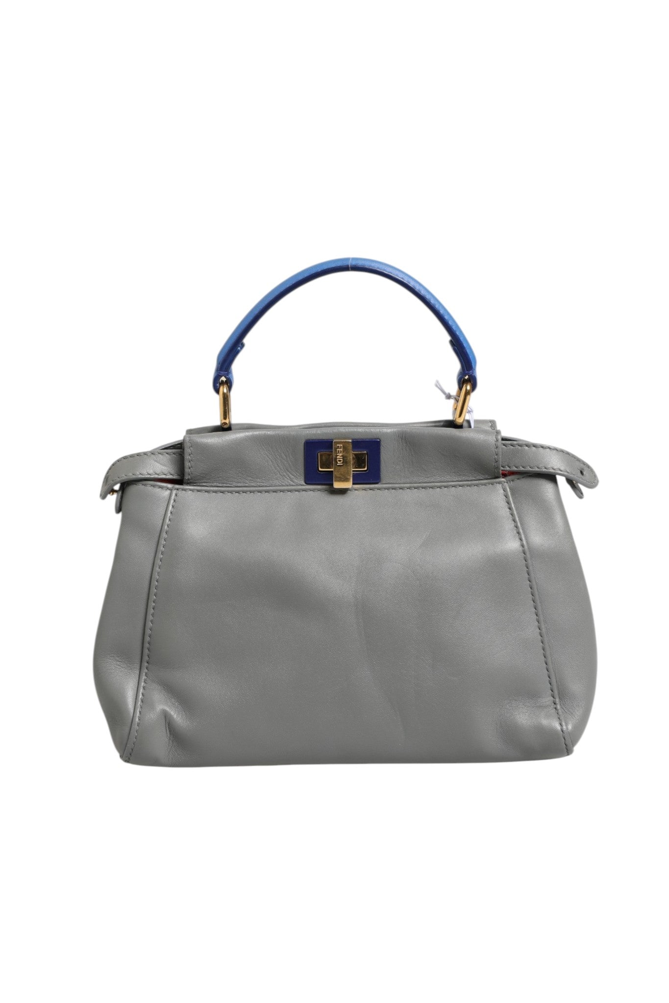 Fendi Mini Peekaboo Blue Grey Fendi