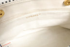 Chanel Shiny Calfskin Quilted Mini 22 White 1792563 Chanel