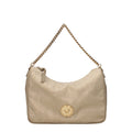 Versace Beige Fabric Handbag Versace