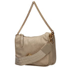 Versace Beige Fabric Handbag Versace