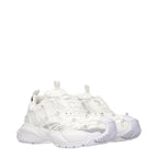 Versace White Fabric Sneakers Versace