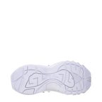 Versace White Fabric Sneakers Versace