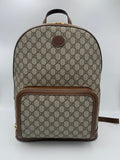 Gucci GUCCI GG Supreme and Leather Backpack Gucci