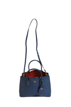 Prada Blue Saffiano Leather 2way Bag Prada