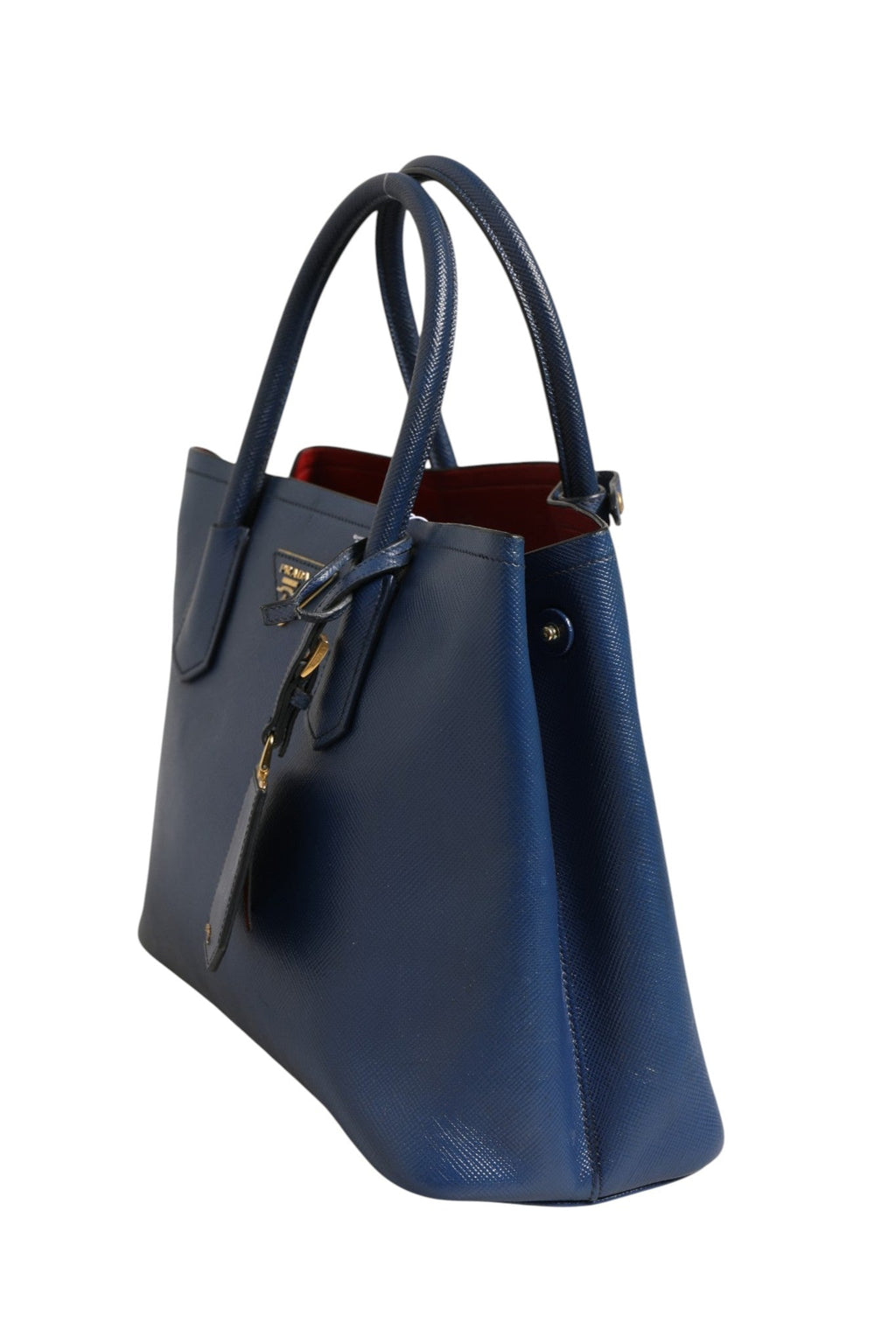 Prada Blue Saffiano Leather 2way Bag Prada