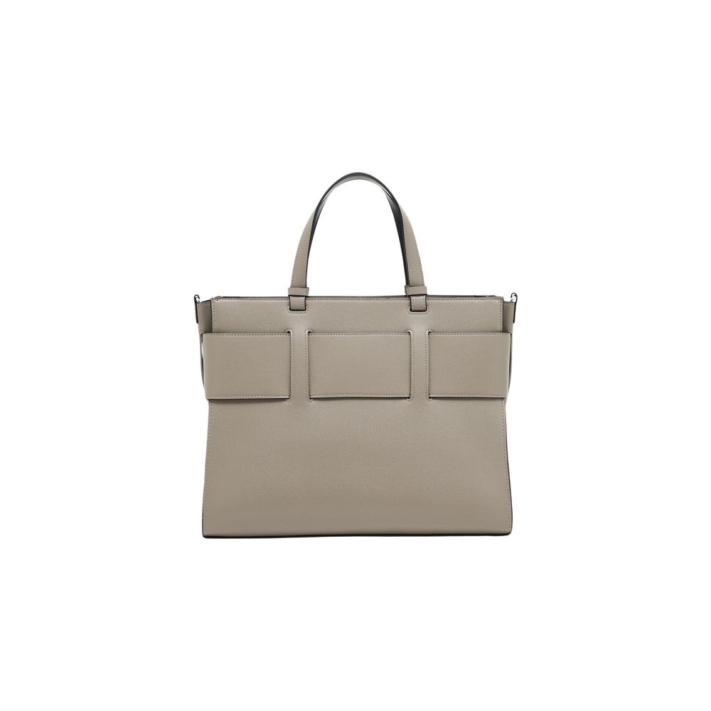 Armani Exchange Beige Artificial Leather Handbag Armani Exchange