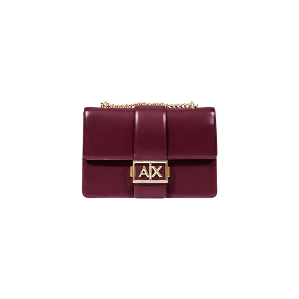 Armani Exchange Bordeaux Polyester Handbag Armani Exchange