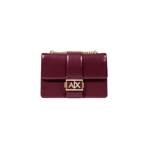 Armani Exchange Bordeaux Polyester Handbag Armani Exchange