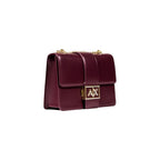 Armani Exchange Bordeaux Polyester Handbag Armani Exchange